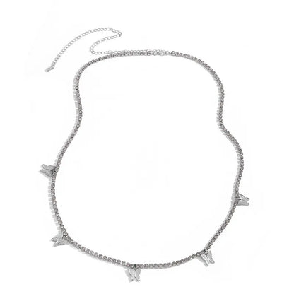 Beach Crystal Chians Sexy Butterfly Waist Chain Beach Harness Waist Belly Body Chain Fashion Jewelry 2023 New Wholesale