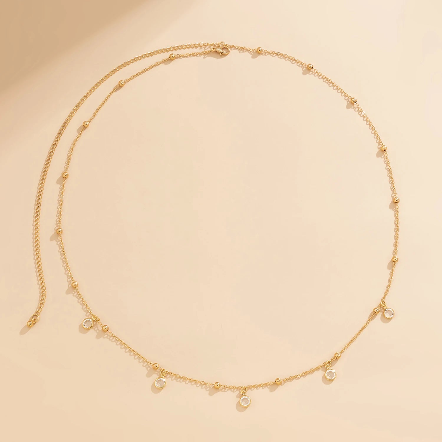 Rhinestone Waist Chain Belly Waist Belly Chain Summer Beach Bikini Body Jewelry Sexy Body Chain Belly Belt Chains