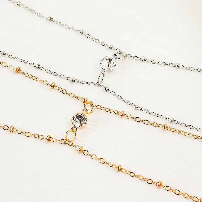 Double Layer Bead Ladies Waist Belly Chain Piercing Jewelry Fashion Body Trendy Jewelry Accessories Spring Summer Gifts