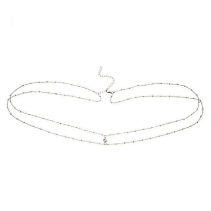 Double Layer Bead Ladies Waist Belly Chain Piercing Jewelry Fashion Body Trendy Jewelry Accessories Spring Summer Gifts