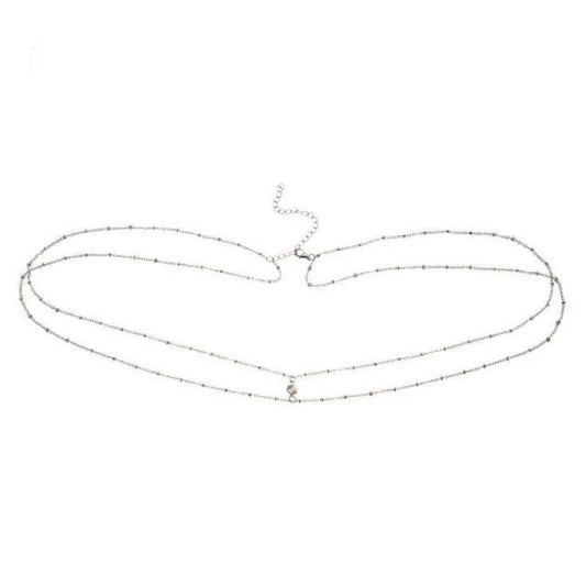 Double Layer Bead Ladies Waist Belly Chain Piercing Jewelry Fashion Body Trendy Jewelry Accessories Spring Summer Gifts