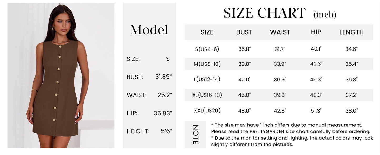 Work Dresses for Women Summer Business Short Dress Sleeveless Button down Formal Elegant Office Outfits